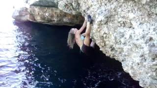 Mirjam in Mallorca Deep Water Solo