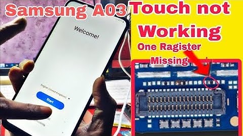Samsung Galaxy A03/A03s touch not working 😕,  quick solution #infinix #Samsung #repair 