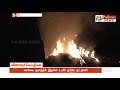 தீப்பெட்டி பண்டல்கள் ஏற்றிய லாரியில் தீ விபத்து