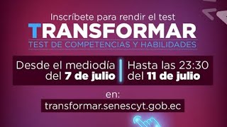 INSCRIPCION EXAMEN TRANSFORMAR?? |GIROS|