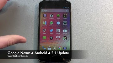 Google Nexus 4 Android 4.2.1 Update