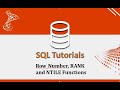 SQL Tutorials - 34.Row Number, RANK and NTILE functions in SQL