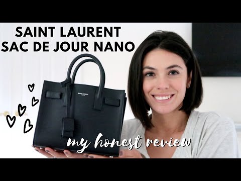 Saint Laurent Classic Sac de Jour Nano Leather Satchel