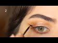 ايلاينر القطة/ الثعلب خطوة بخطوة 🦊🐱 Fox/Cat  سحب العين eyeliner step by step | Lilav ليلاڤ