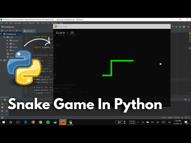How to Make a Snake Game in Python - Geekflare