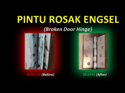 Video: Melaraskan engsel pintu: petua daripada pakar