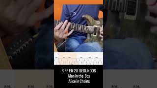 Alice in Chains - Man in The  Box  riff @aliceinchains  #riff