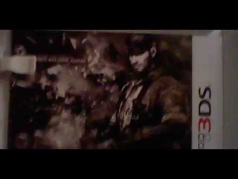 3ds Unboxing Metal Gear Solid 3D Snake Eater