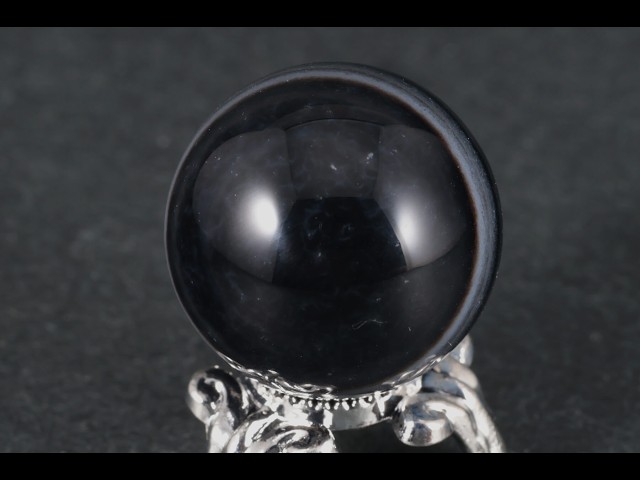 丸玉（天眼石） 天眼石 丸玉 20mm / Eye Agate Sphere - YouTube