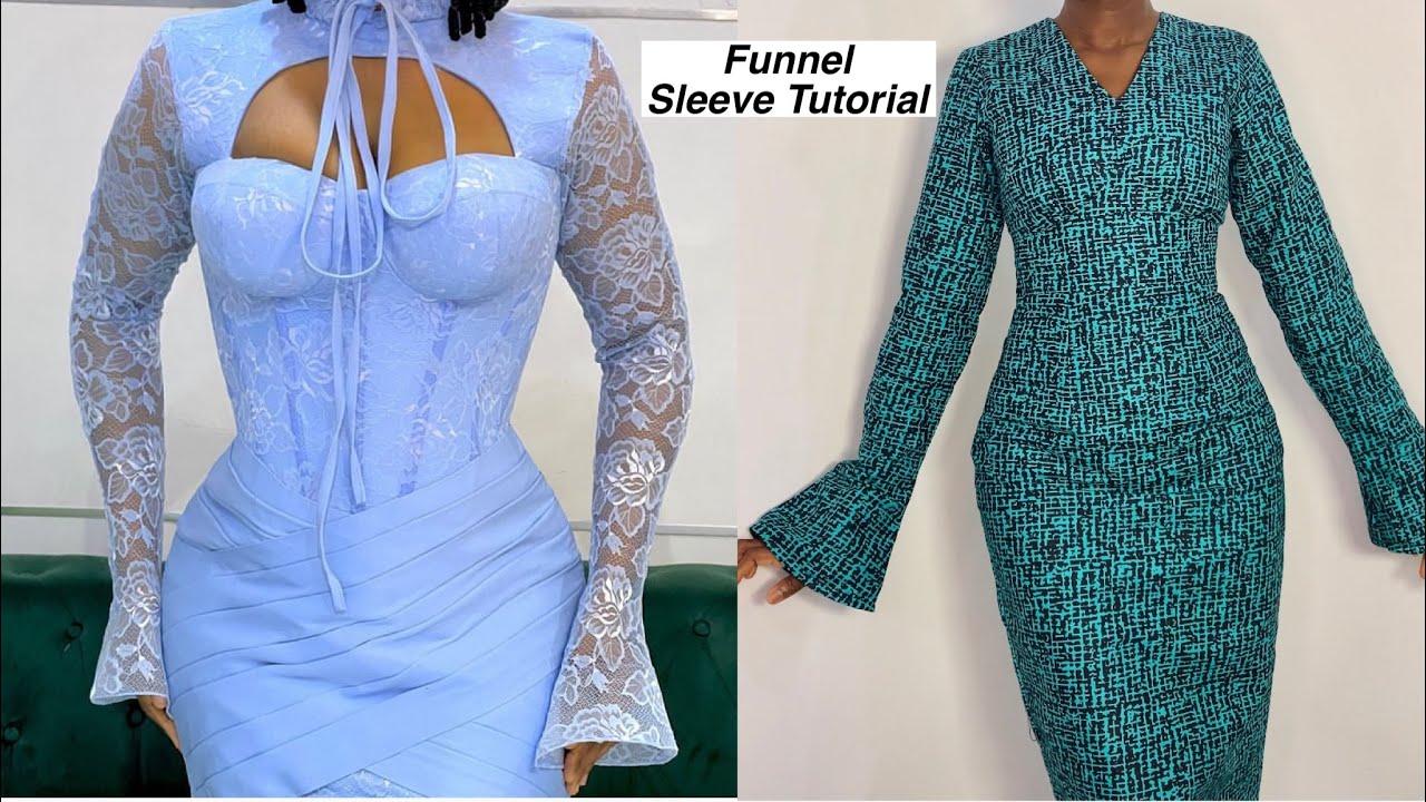 How to make this Stylish Funnel Shape Sleeve