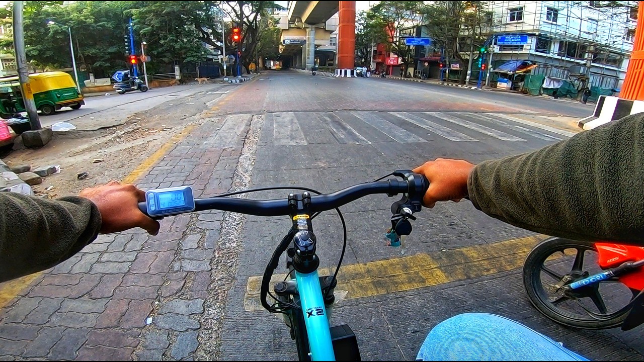 Winter Sunday Morning Ride in Jayanagar ❄️🚴 | Peaceful Bangalore | POV Cycling