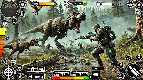 Wild Dinosaur Hunting Game - Android Gameplay #8