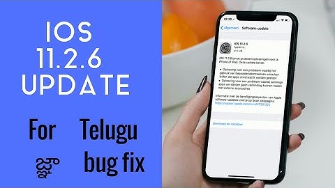 iOS 11.2.6 update to fix iPhone crash bug & download