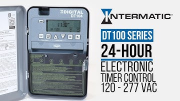 Up Close with the DT100 Series 24-Hour Electronic Timer from Intermatic