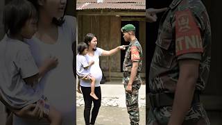 Pilih Keluarga Atau Negara Prajurit Tni Pamit Istri Hamil Tuashorts viral tni trending