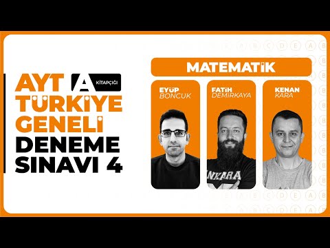 3D Türkiye Geneli Deneme Sınavı 4 - AYT - B  Matematik Soru Çözümleri
