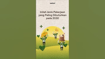 Inilah Jenis Pekerjaan yang Paling Dibutuhkan pada 2030 #jobseekers #lowongankerja #ai