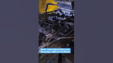 Hydraulic press with automatic feeding machine used in cutlery embossing #shorts #machine