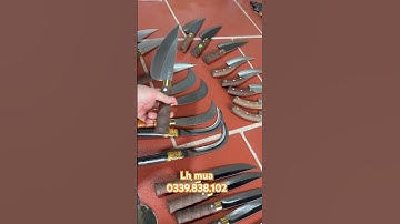 Dao bầu thép trắng nhíp Nhật siêu sắc bén