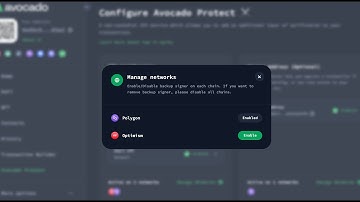 Setting up and using the Backup Address
