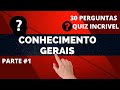 QUIZ || TESTE DE CONHECIMENTO GERAL || 30 PERGUNTAS || QUIZ INCRÍVEL