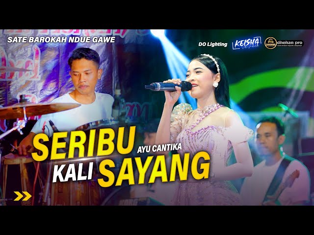 SERIBU KALI SAYANG - Ayu Cantika Ft ( FARIS KENDANG ) Live Trowulan - Mojokerto #Dhehanpro class=