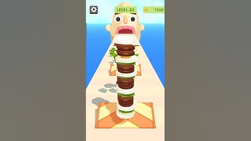 Sandwich Runner Game Max New Level All Levels Mobile Gameplay #shorts