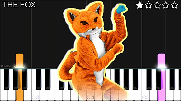 Ylvis - The Fox (What Does The Fox Say?) | EASY Piano Tutorial