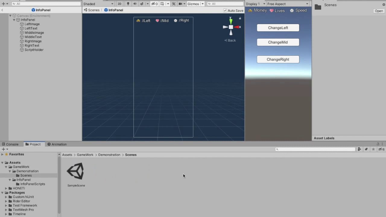 Data output and managing - Info Panel Asset for Unity 3D review ...