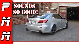 Lexus IS F Muffler Delete! How to + Sounds clips