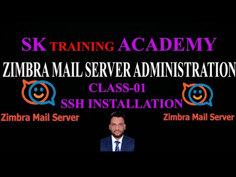 Zimbra Mail Server Administration Class 1, SSH INSTALLATION