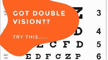 Got Double Vision?  TryThis