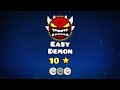 ХУДШИЙ ИЗИ ДЕМОН В GEOMETRY DASH (даже не пытайтесь проходить его)