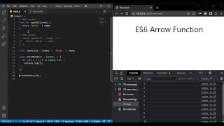 JavaScript ES6 Arrow Functions in Hindi