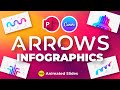 Animated Arrows Infographics for PowerPoint & Canva