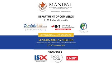 SUSTAINABLE SYNERGIES DAY 2 Session 2 .