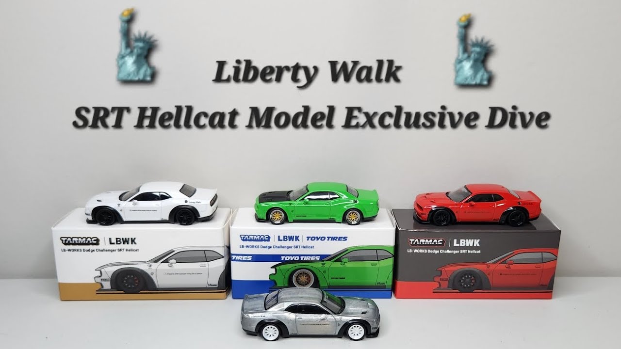 Tarmac Works Liberty Walk DodgeChallenger SRT HellCat Model