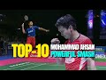 Top10 mohammad ahsan powerful jump smash with hendra setiawan