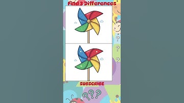 Can You Find the 3 Differences? #236