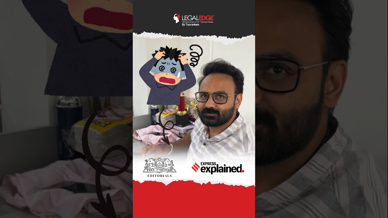 Which Newspaper 🗞️ to prefer for CLAT Exam? | The Hindu or Indian Express