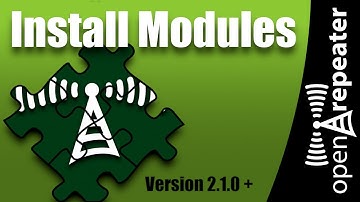 OpenRepeater - Installing Add-on Modules
