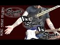 Fender vs squier vs more squiers part 2