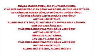 Video thumbnail of "Little Jinder - Allting har ett slut (Lyrics)"