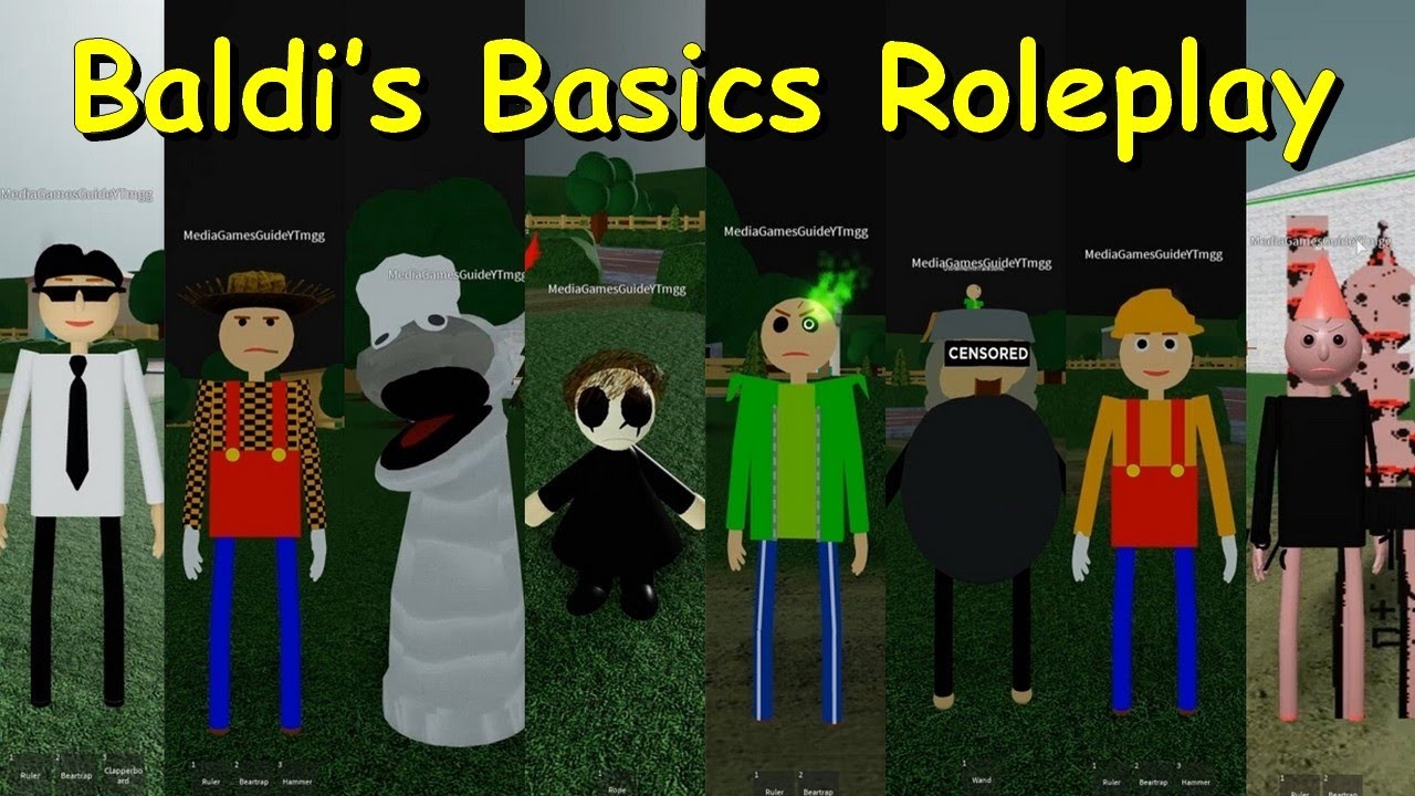 All12 Badges Baldi S Basics Roleplay Roblox Game Youtube - how to roleplay in roblox