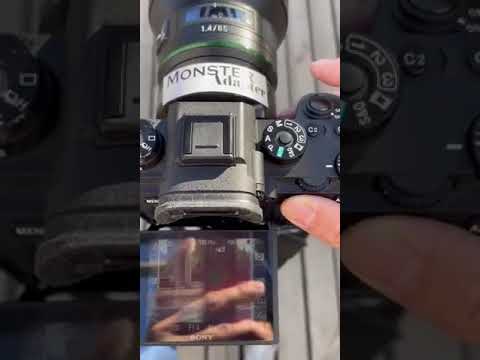 Pentax K to Sony E Monster Adapter