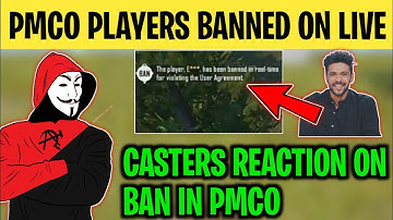 PMCO PLAYERS BANNED ON LIVE | Ocean Sharma react on Pmco Pak ban player | Hacker Clutches team star😟