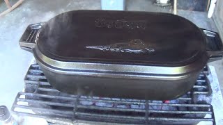 Bayou Classic 6 quart Dutch Oven With Griddle As We See It First Time