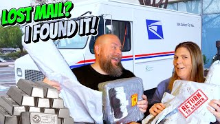 I bought 30 Pounds of LOST MAIL Packages  SILVER Found!