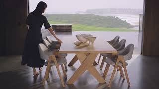 Famous IconByDesign | Dining Table | Solid Wood | Axel Profile