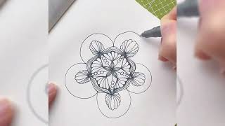 Ep.43: Creative and Simple Zentangle Patterns for Everyone  #art #doodle #drawing
